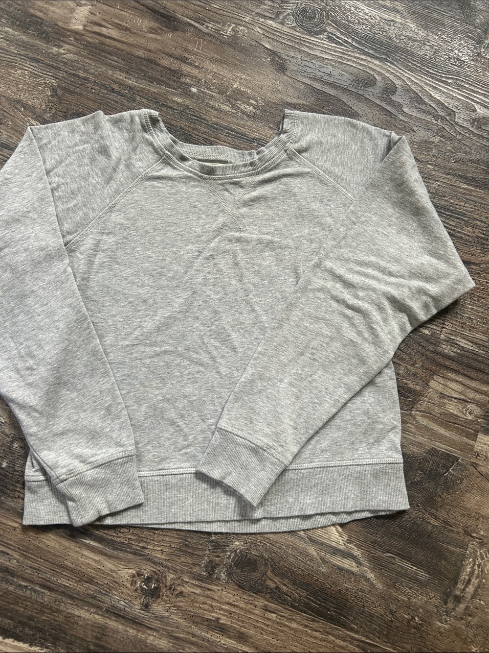 Madewell Heather Gray Pullover Sweatshirt